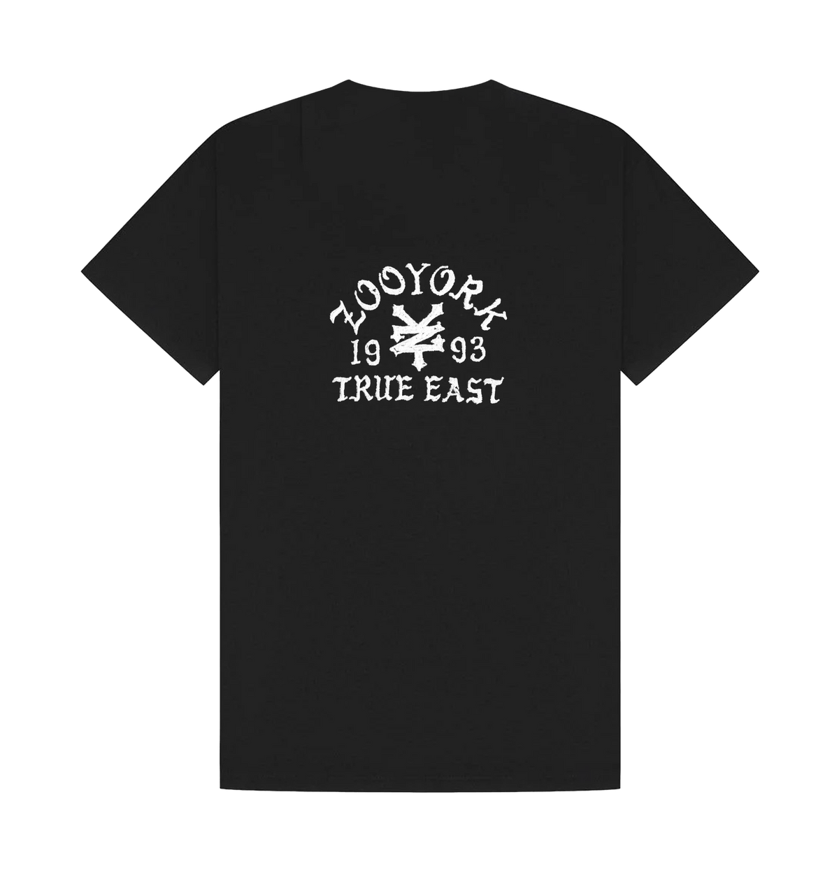 Black Printed T-shirt Back