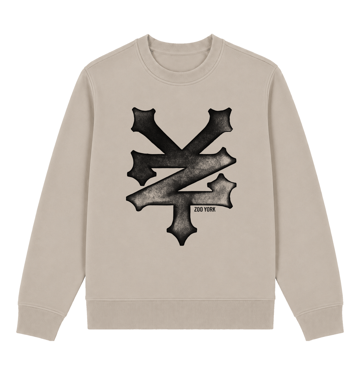 Sand Printed Sweater Front