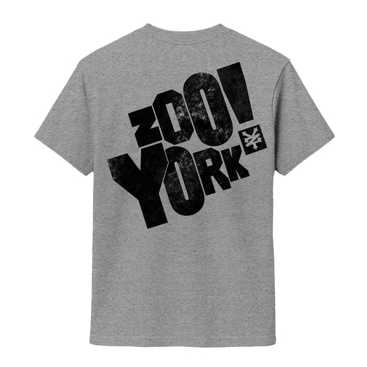 ZOO YORK BLOCKPARTY T-SHIRT GREY MARL