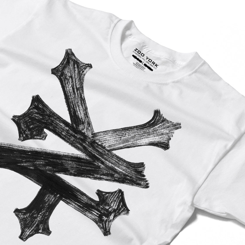 ZOO YORK BRUSHED T-SHIRT WHITE