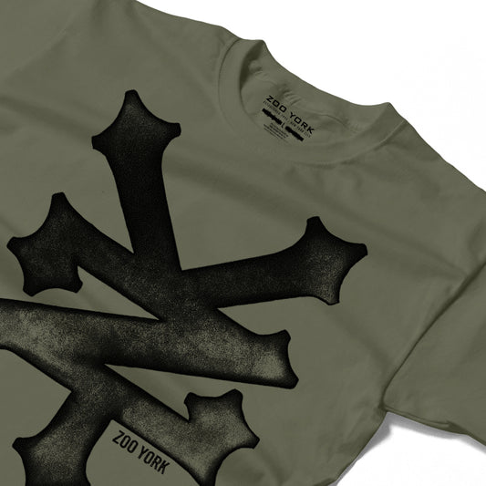ZOO YORK TRASH T-SHIRT CLASSIC OLIVE