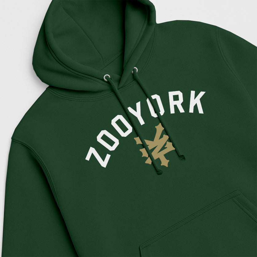 ZOO YORK STANDARD HOODIE LITE BOTTLE GREEN