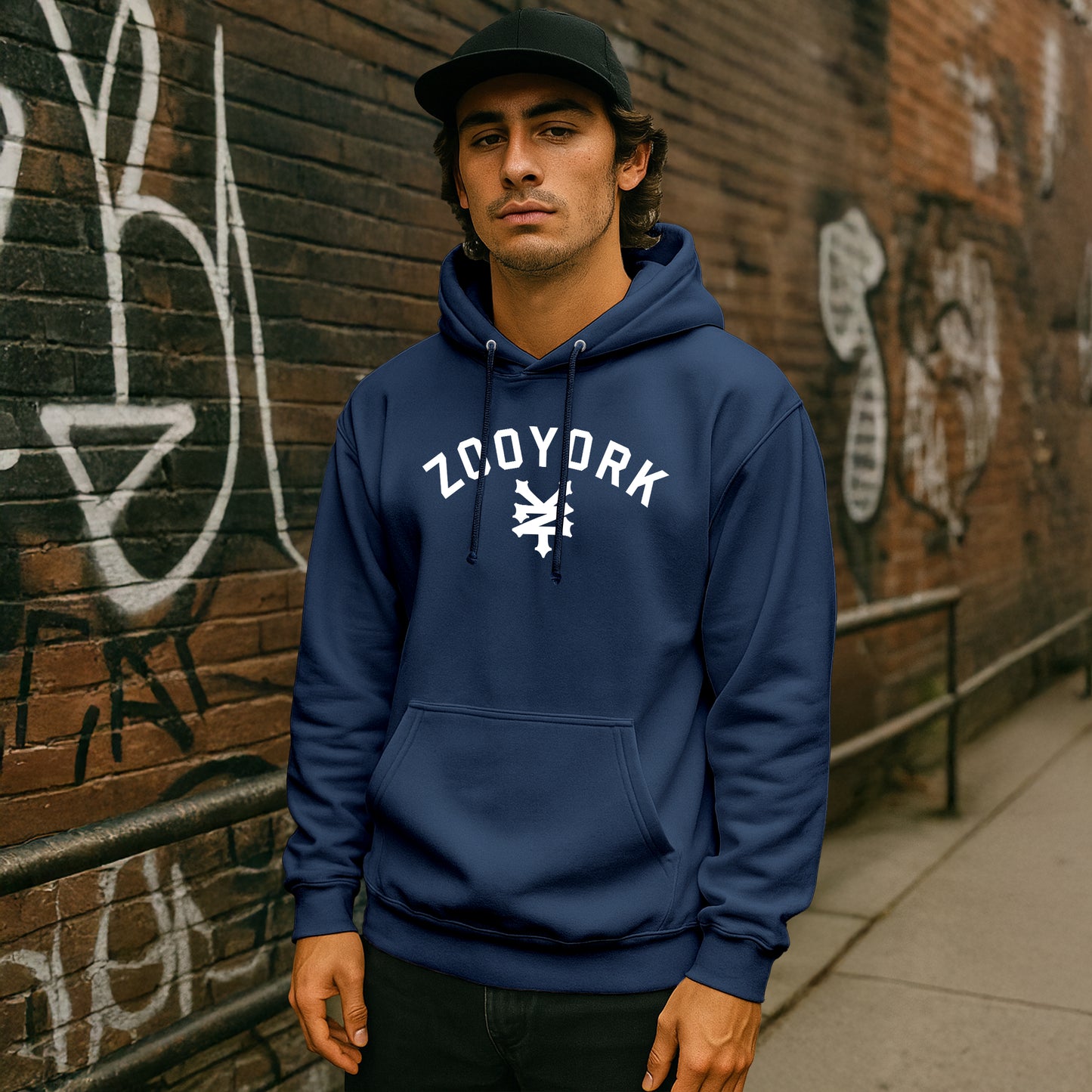 ZOO YORK STANDARD HOODIE COBALT
