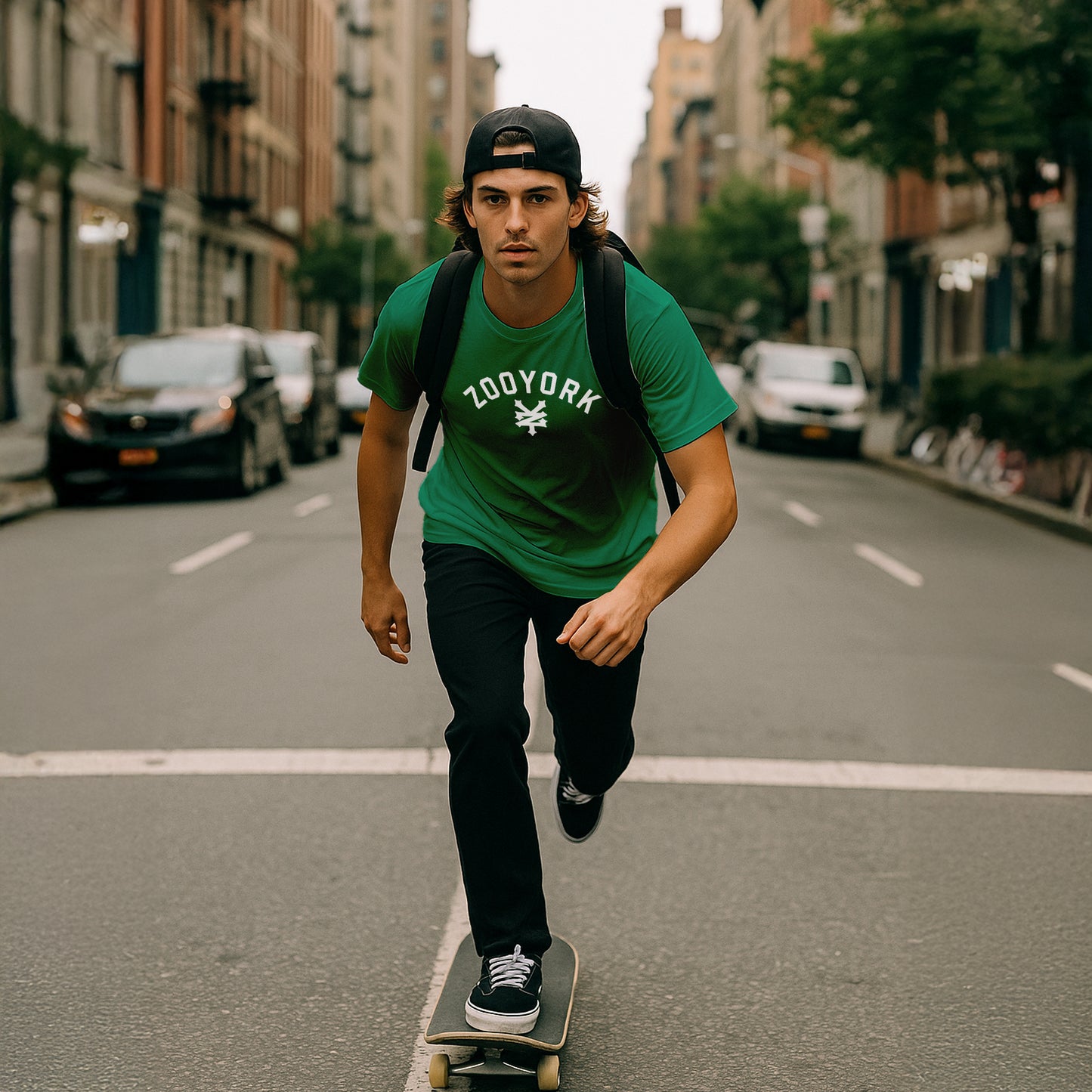 ZOO YORK STANDARD T-SHIRT KELLY GREEN