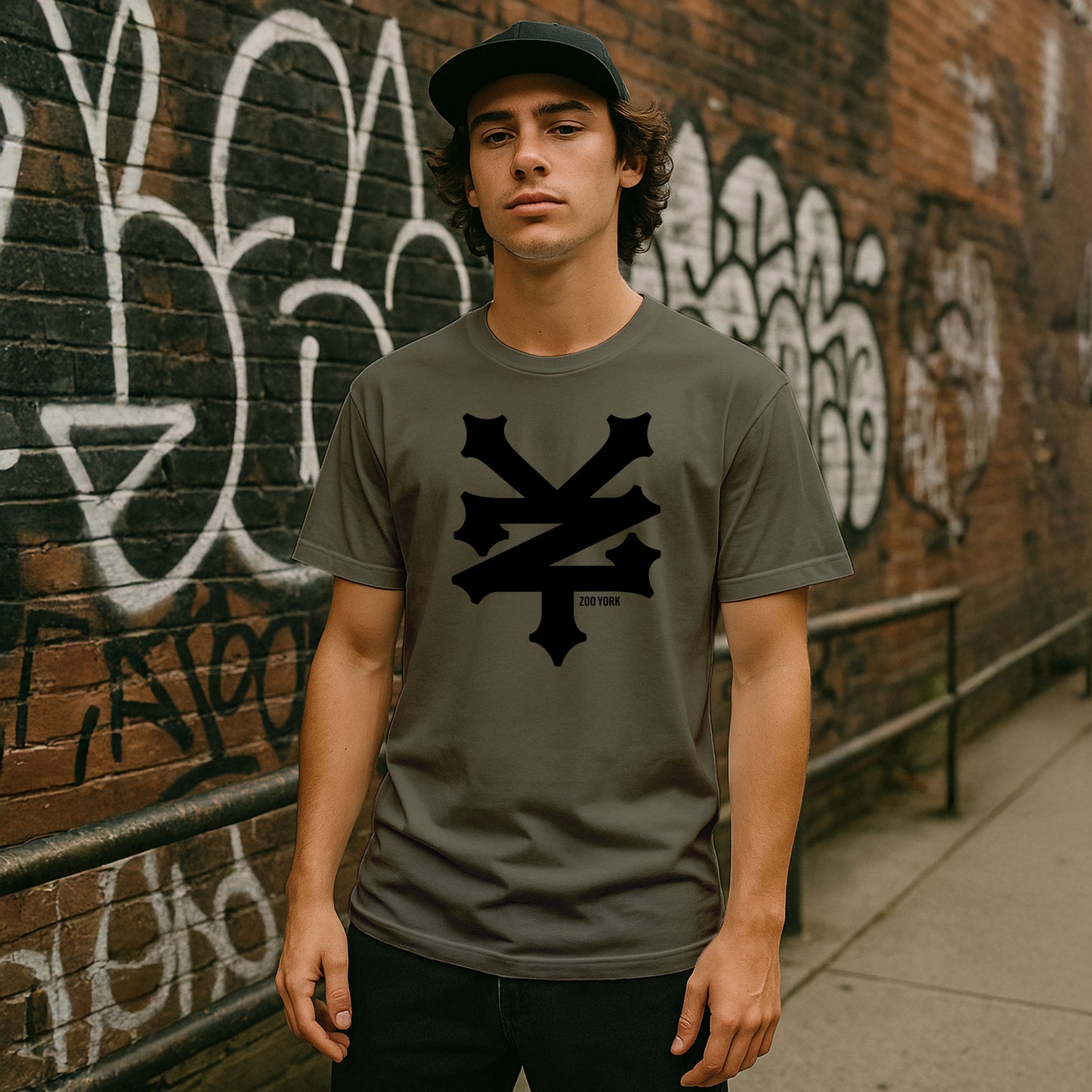 ZOO YORK CRACKERJACK T-SHIRT CLASSIC OLIVE