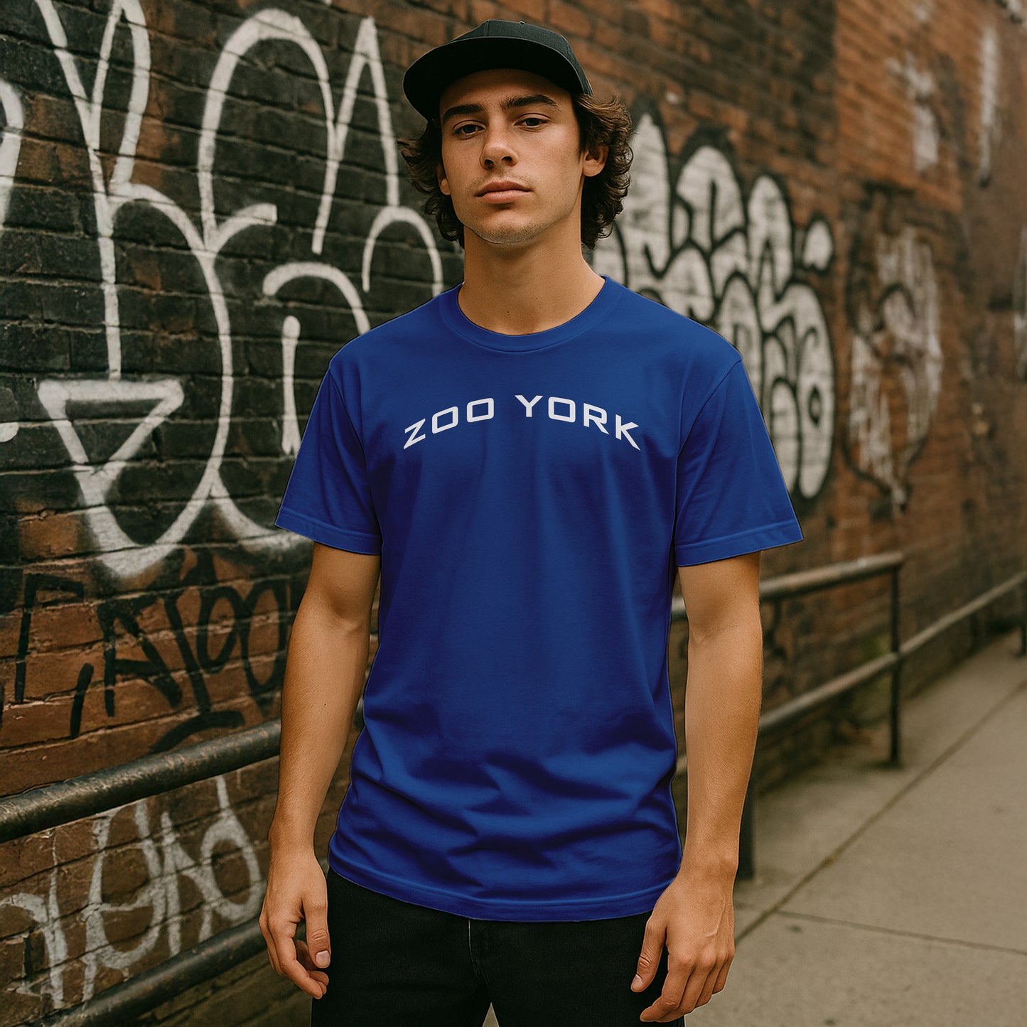 ZOO YORK Y2K ARCH T-SHIRT ROYAL BLUE