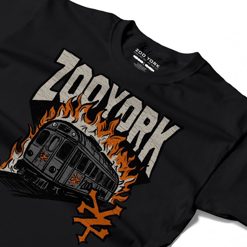 ZOO YORK RAIL BURN T-SHIRT BLACK