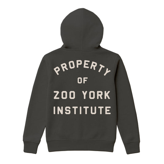 ZOO YORK INSTITUTE HOODIE CHARCOAL