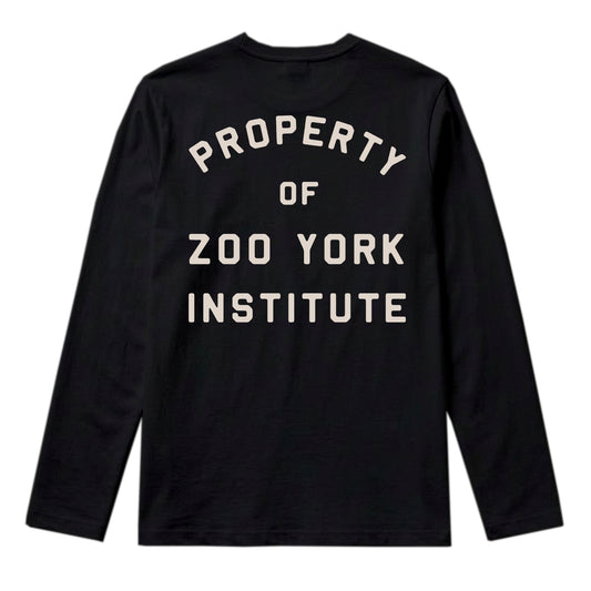 Zoo York Property Long Sleeve T-Shirt Black - back