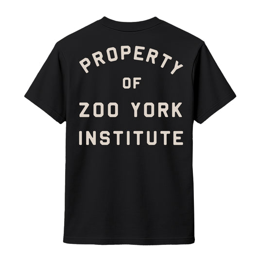 ZOO YORK PROPERTY T-SHIRT BLACK