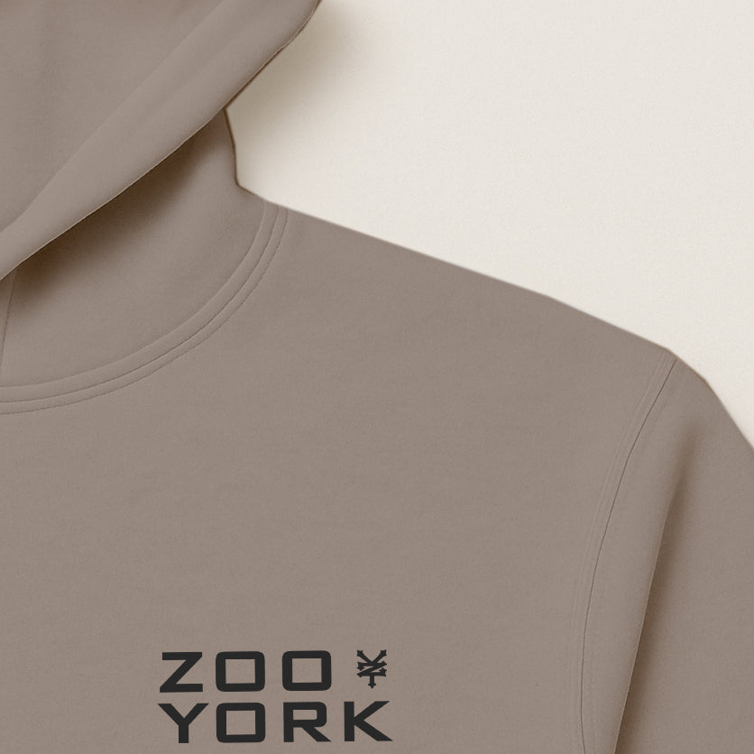 ZOO YORK INSTITUTE HOODIE STONE