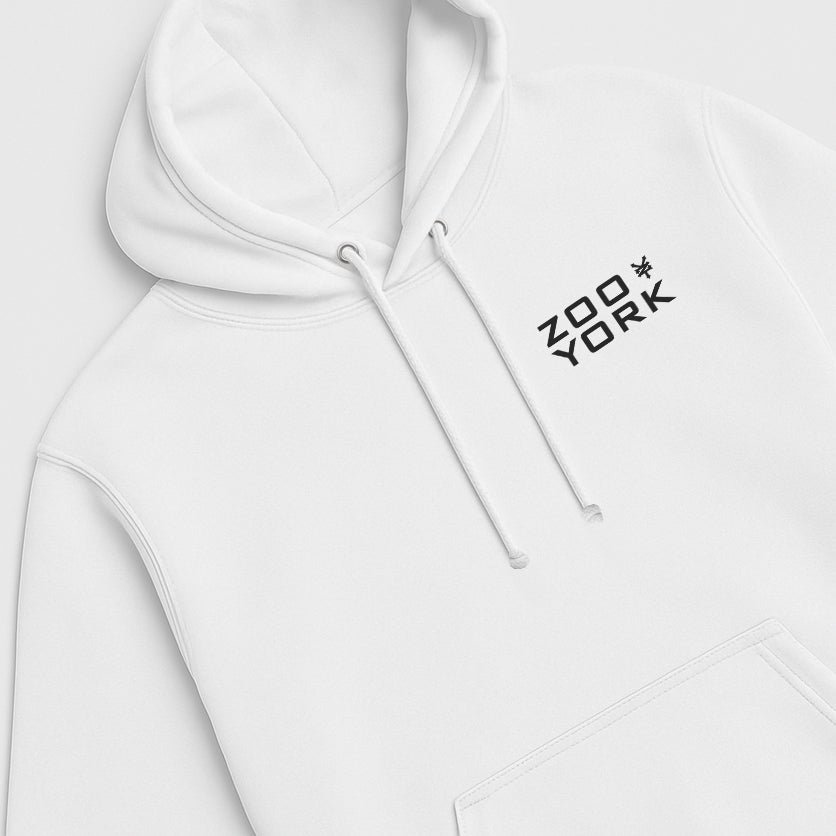 ZOO YORK INSTITUTE HOODIE LITE WHITE