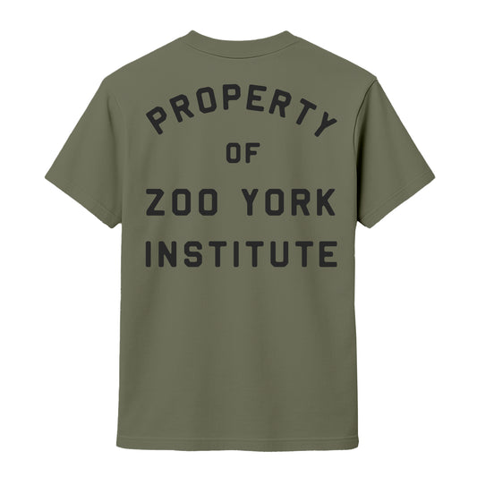 ZOO YORK PROPERTY T-SHIRT CLASSIC OLIVE