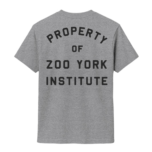 Zoo York Property T-Shirt Heather Grey - back