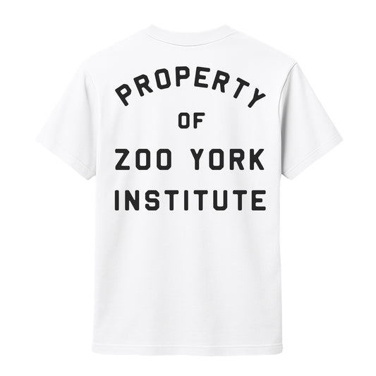 ZOO YORK PROPERTY T-SHIRT WHITE