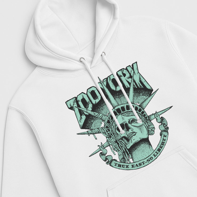 ZOO YORK TRUE EAST HOODIE LITE WHITE