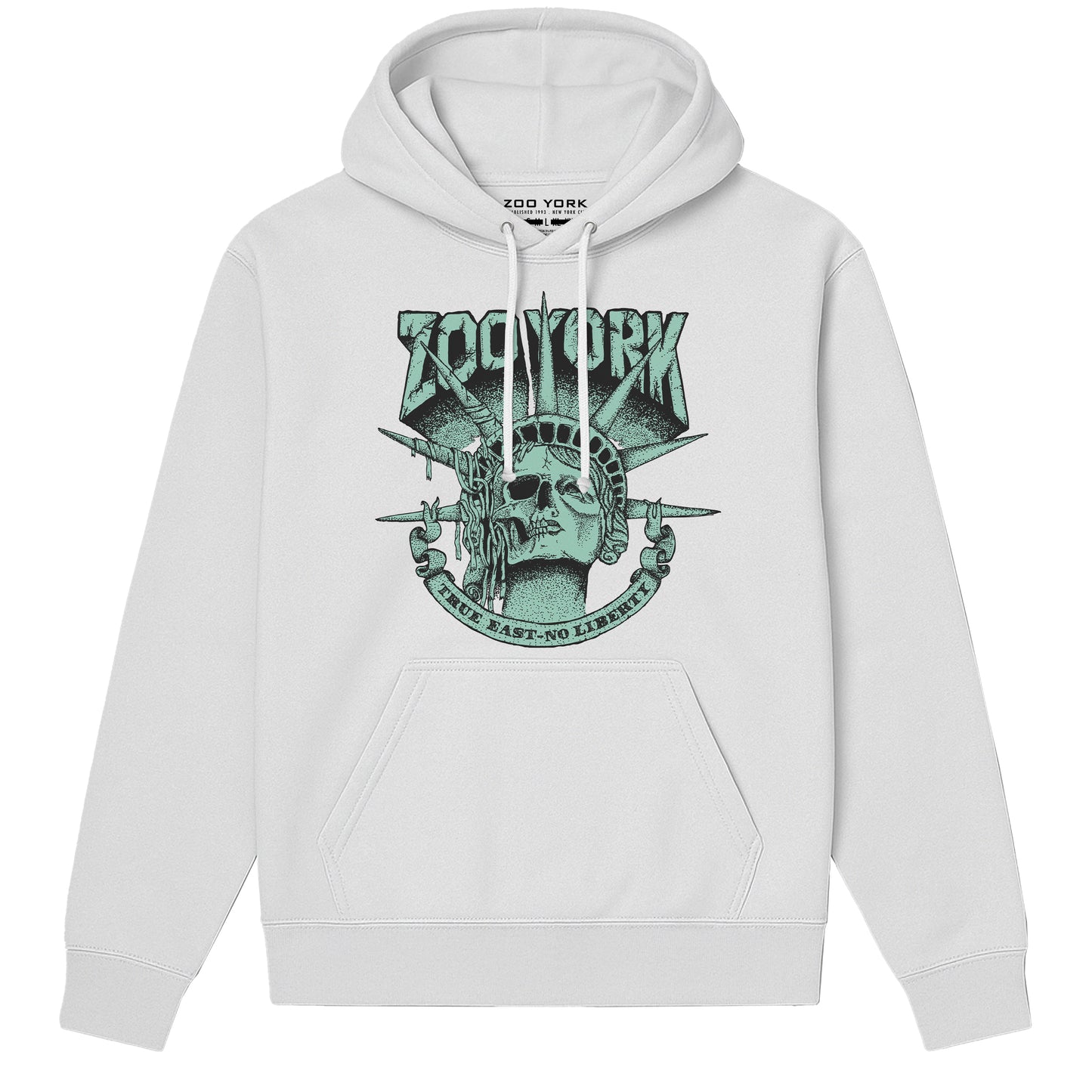 ZOO YORK TRUE EAST HOODIE LITE WHITE