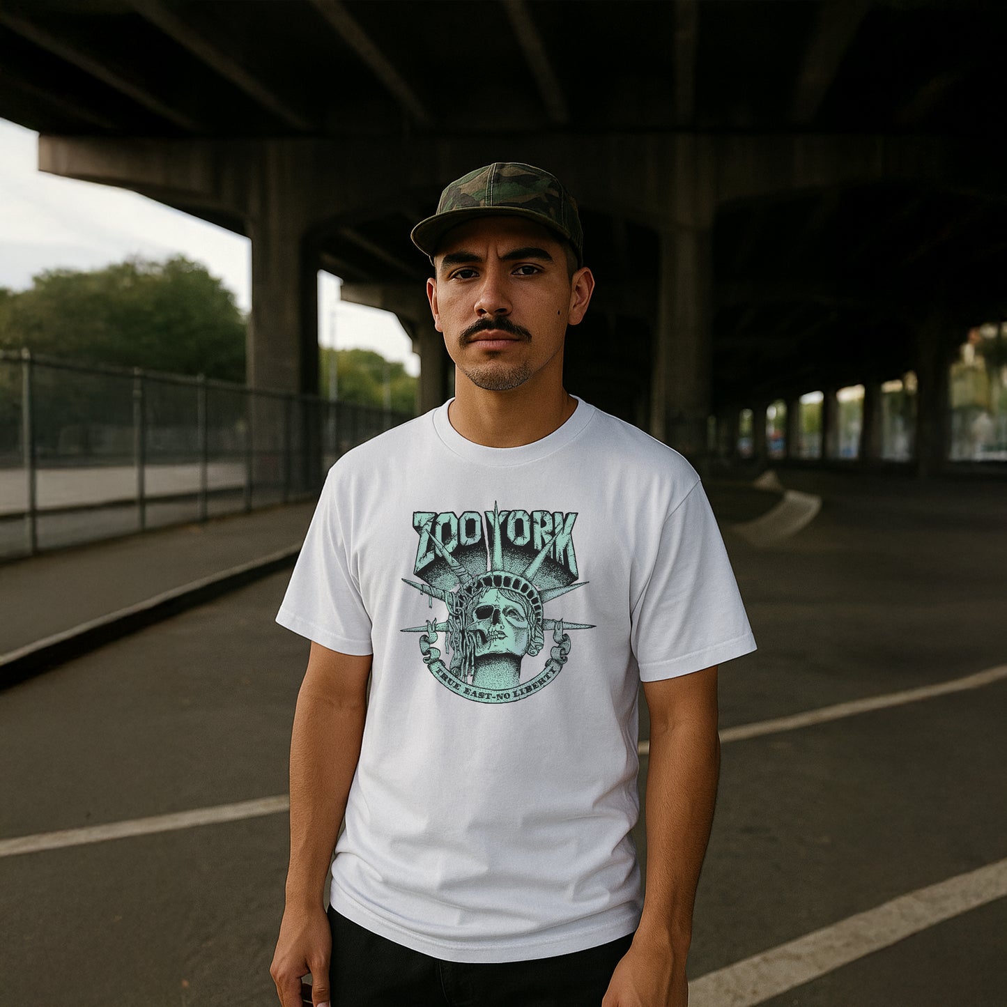 ZOO YORK TRUE EAST T-SHIRT WHITE