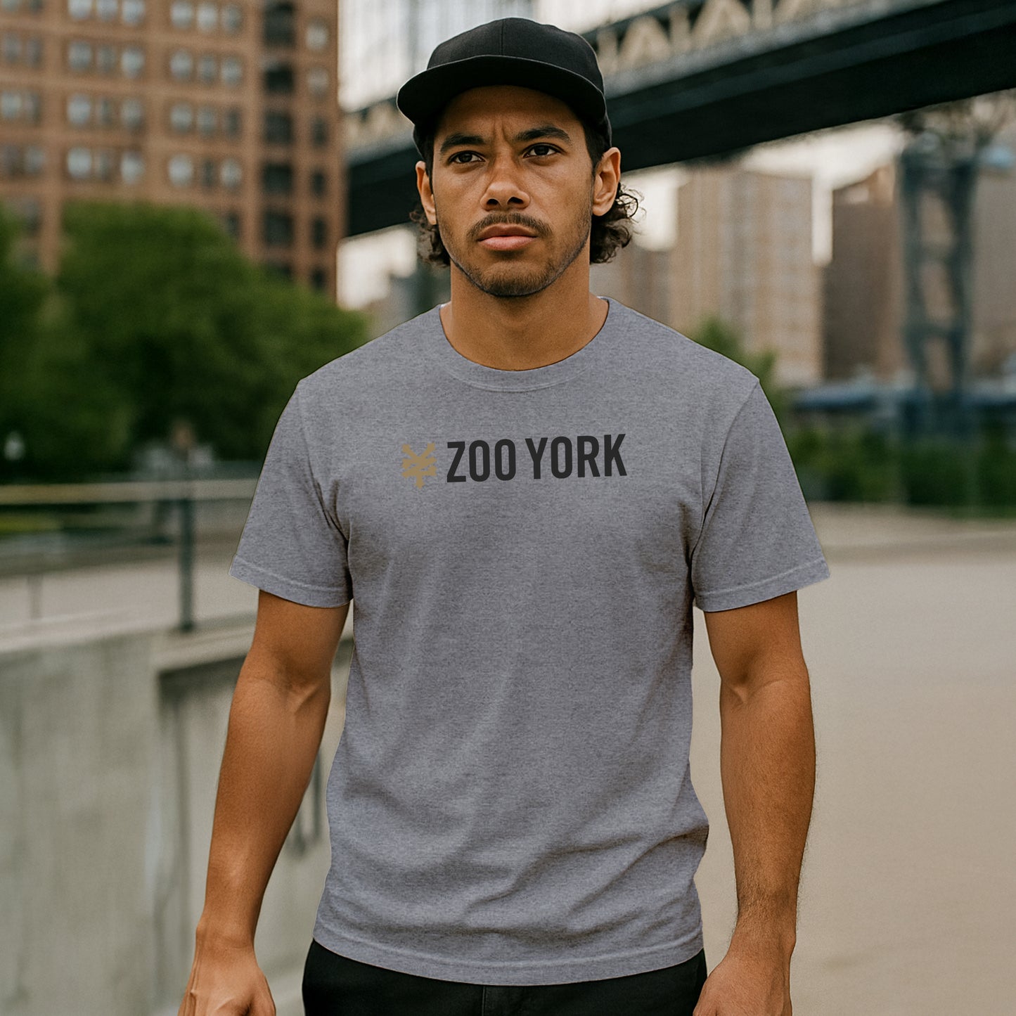 ZOO YORK CORE T-SHIRT HEATHER GREY
