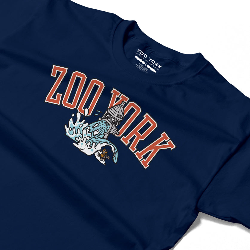 ZOO YORK HYDRANT T-SHIRT NAVY BLUE