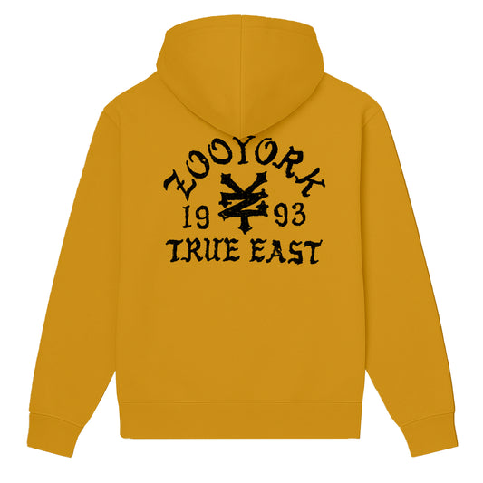 ZOO YORK TRUE EAST SKETCH HOODIE LITE MUSTARD