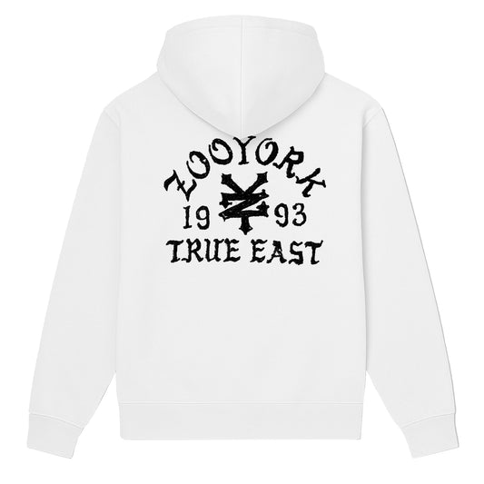 ZOO YORK TRUE EAST SKETCH HOODIE LITE WHITE