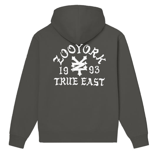 Zoo York True East Sketch Hoodie Charcoal - back