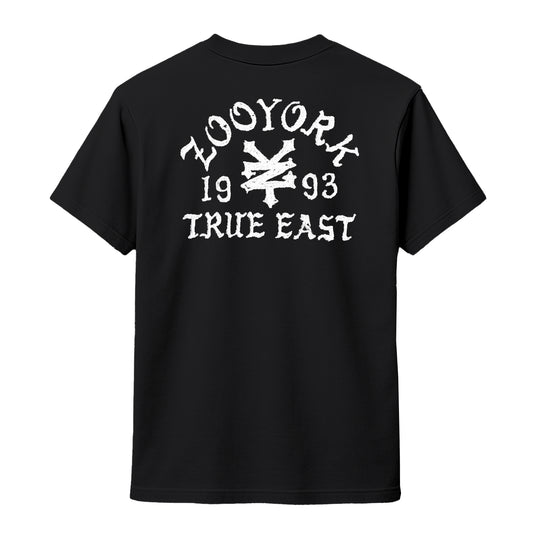ZOO YORK TRUE EAST SKETCH T-SHIRT BLACK