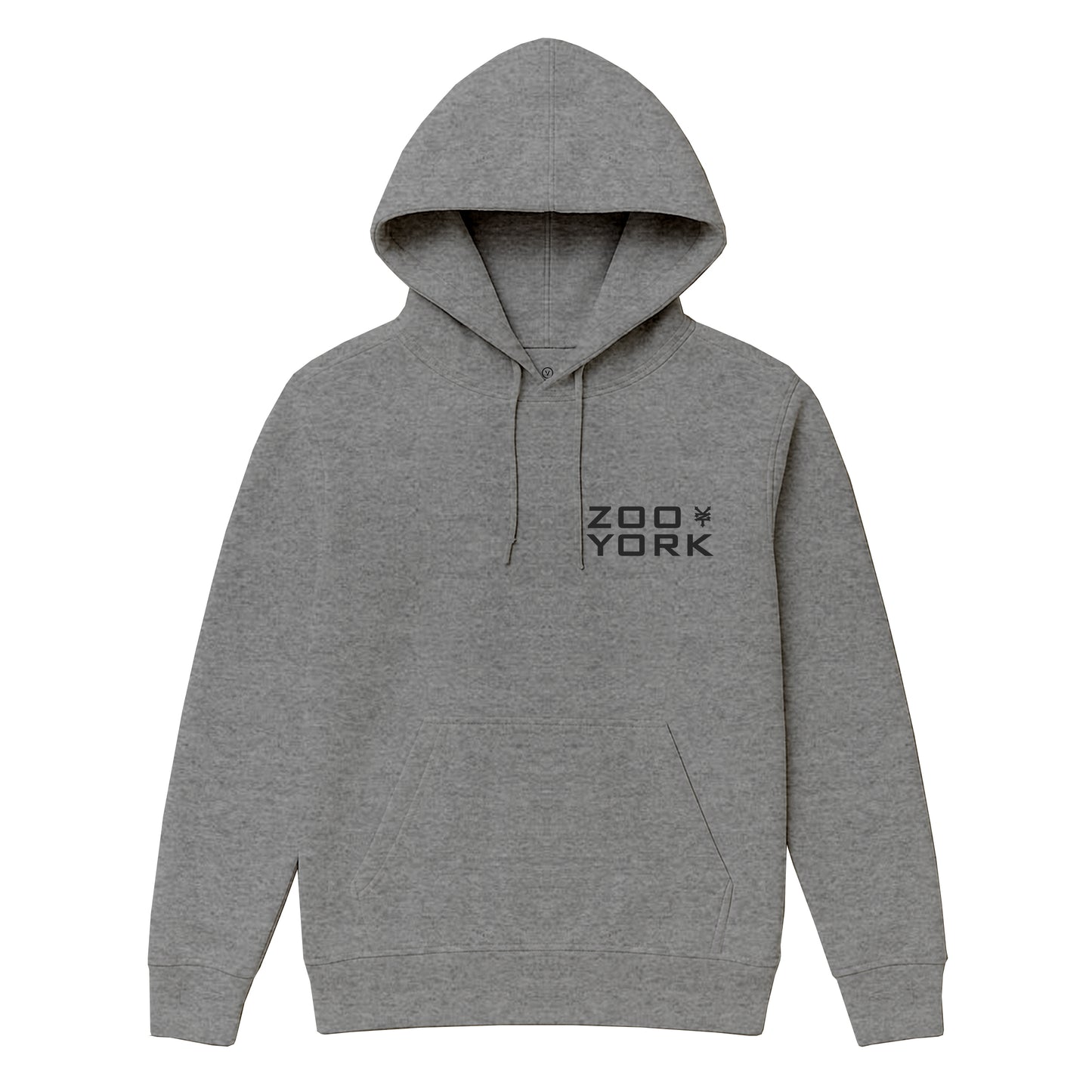 ZOO YORK KING OF THE CITY HOODIE HEATHER GREY