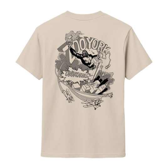 ZOO YORK KING OF THE CITY T-SHIRT NATURAL