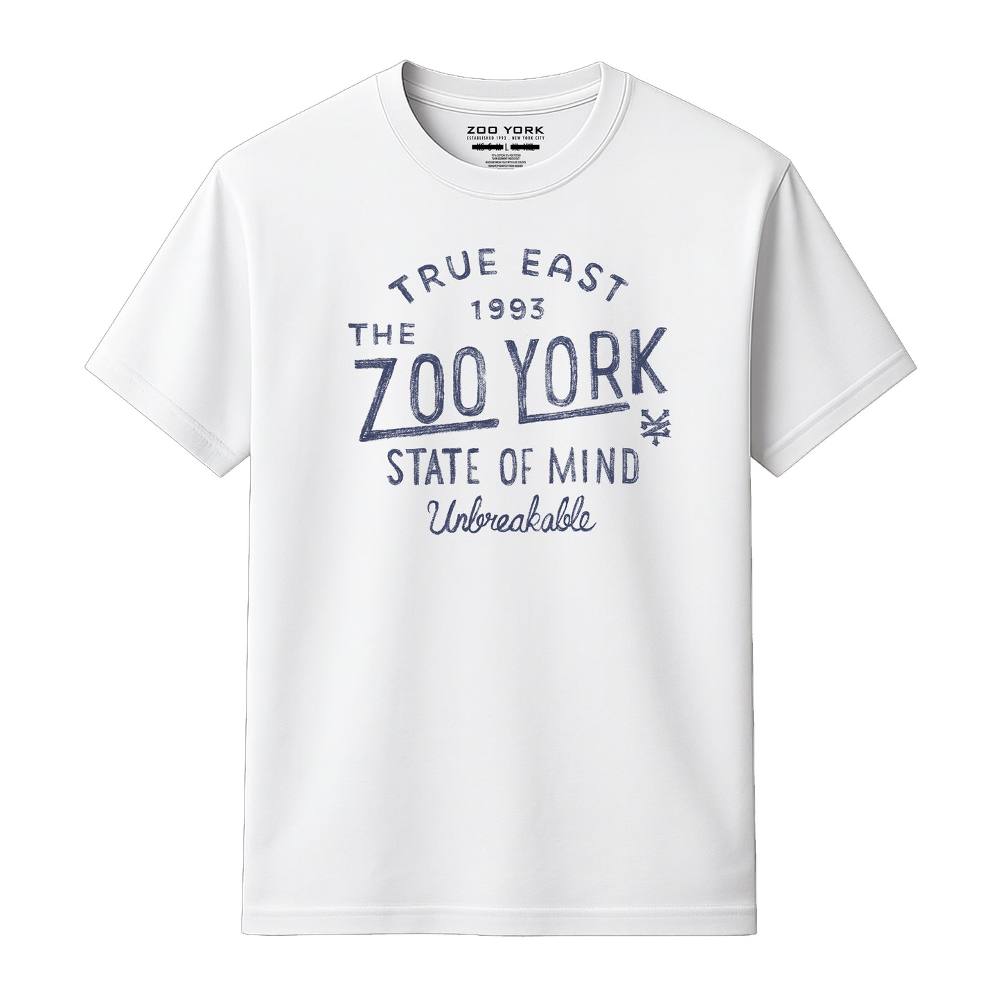 ZOO YORK STATE OF MIND T-SHIRT WHITE