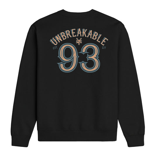 ZOO YORK UNBREKABALE ARCH CREW SWEAT BLACK