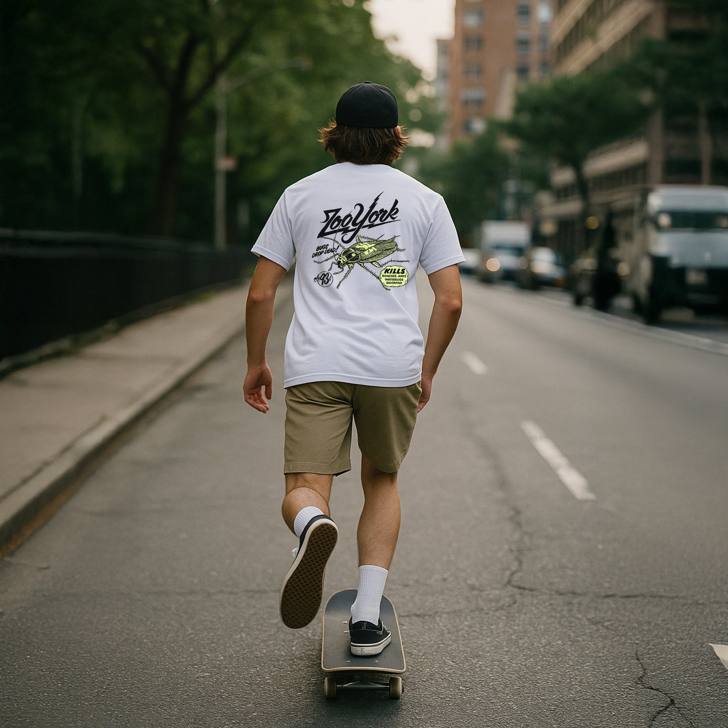 ZOO YORK ROACH T-SHIRT WHITE