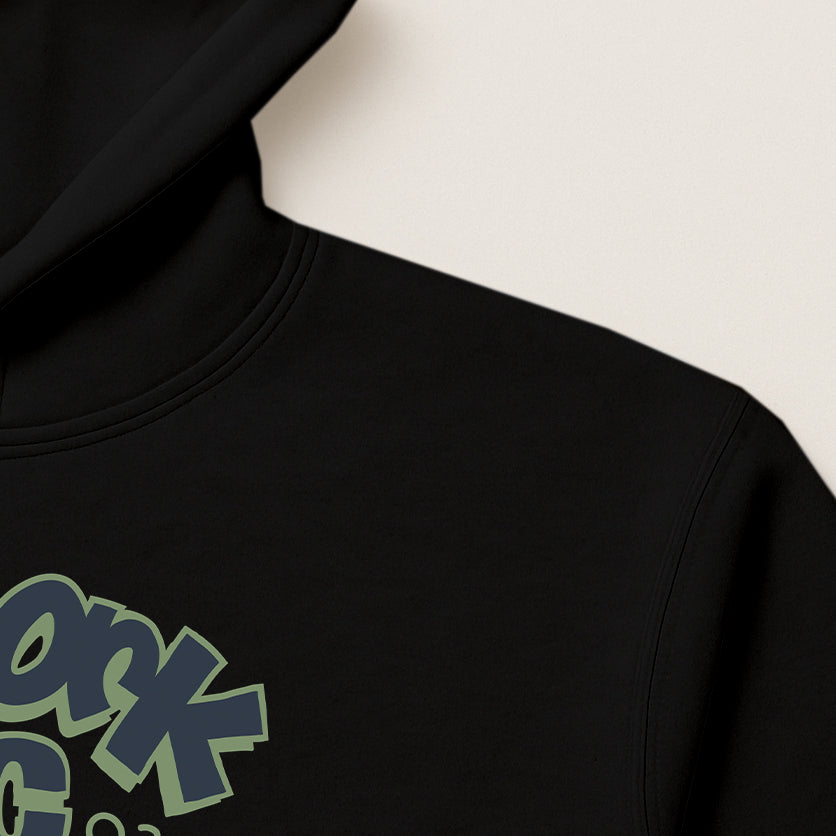 ZOO YORK THROW UP HOODIE BLACK