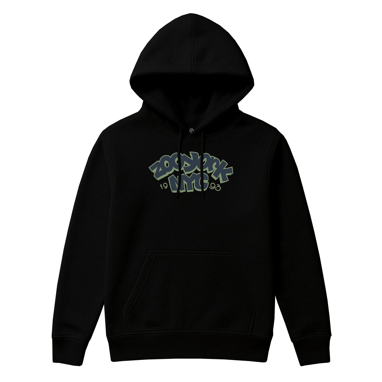 ZOO YORK THROW UP HOODIE BLACK