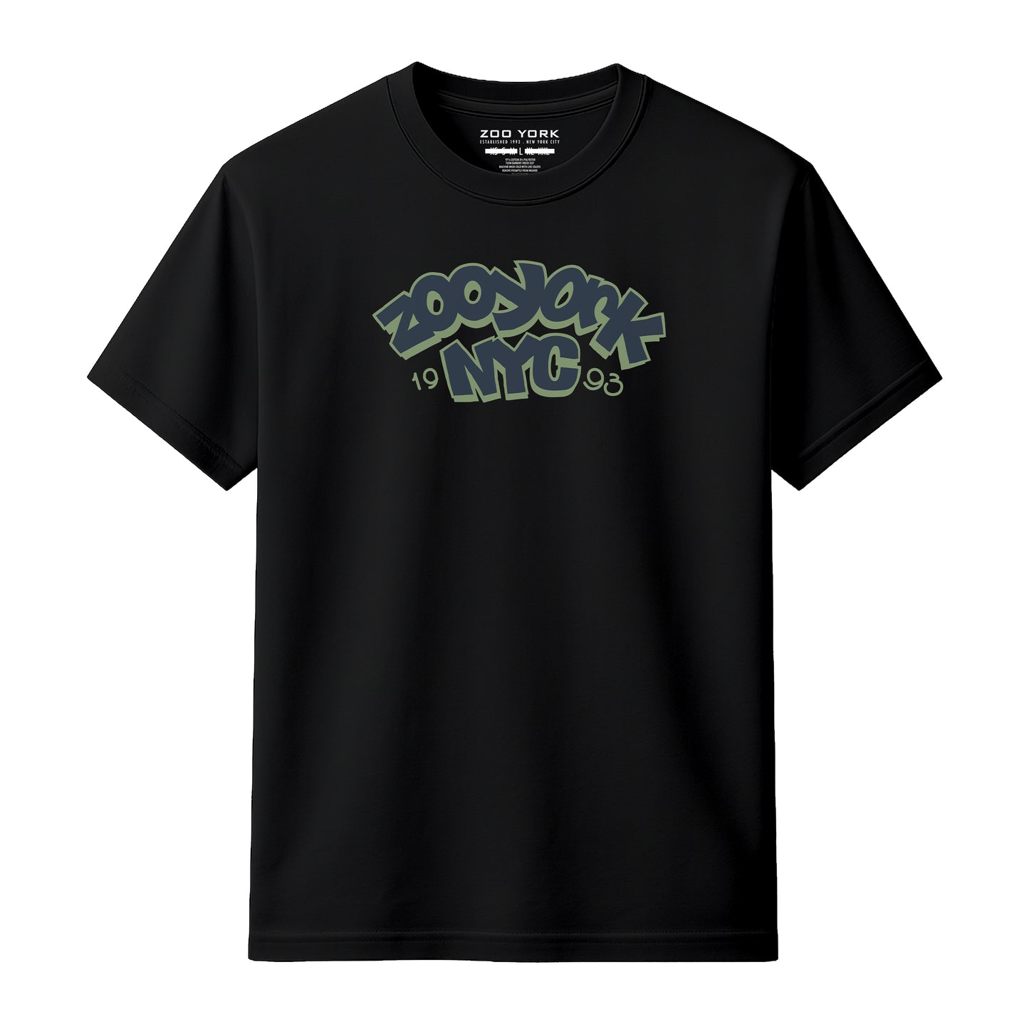 ZOO YORK THROW UP T-SHIRT BLACK