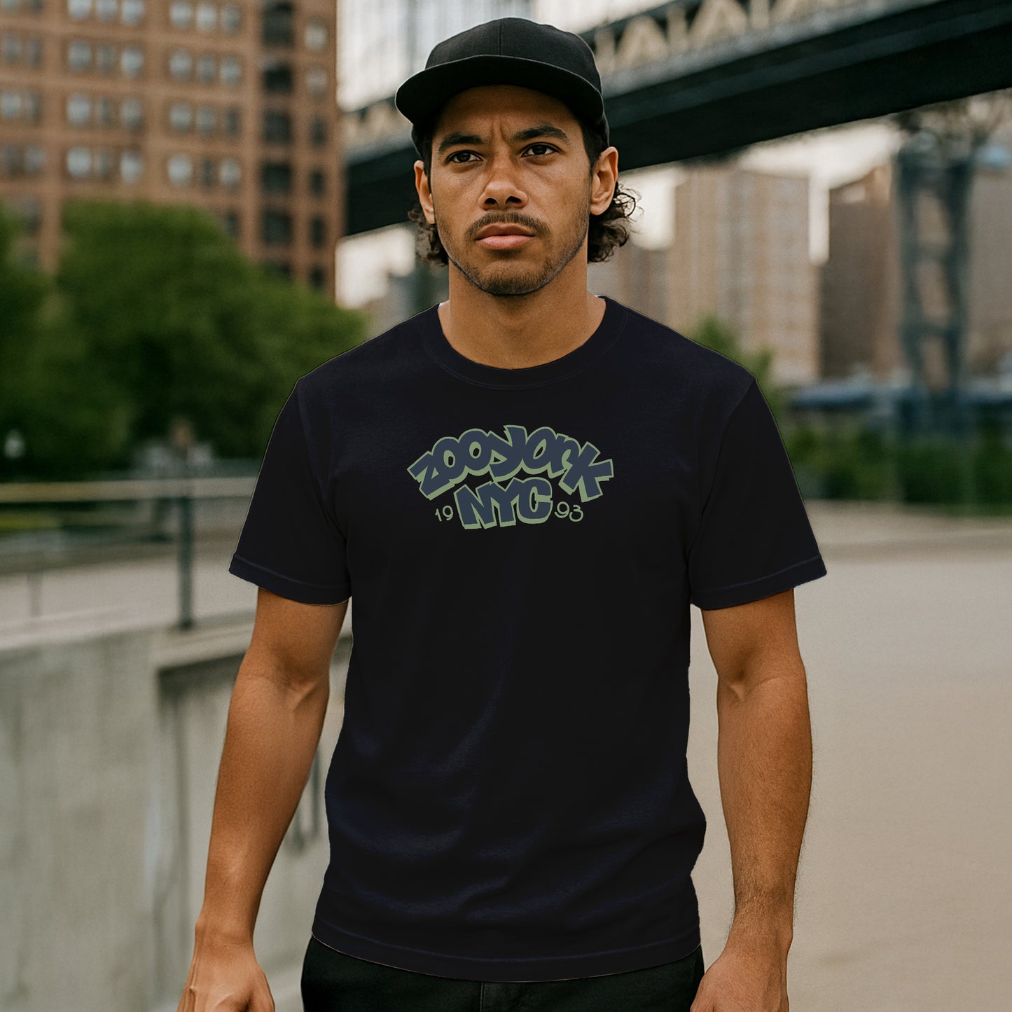 ZOO YORK THROW UP T-SHIRT BLACK