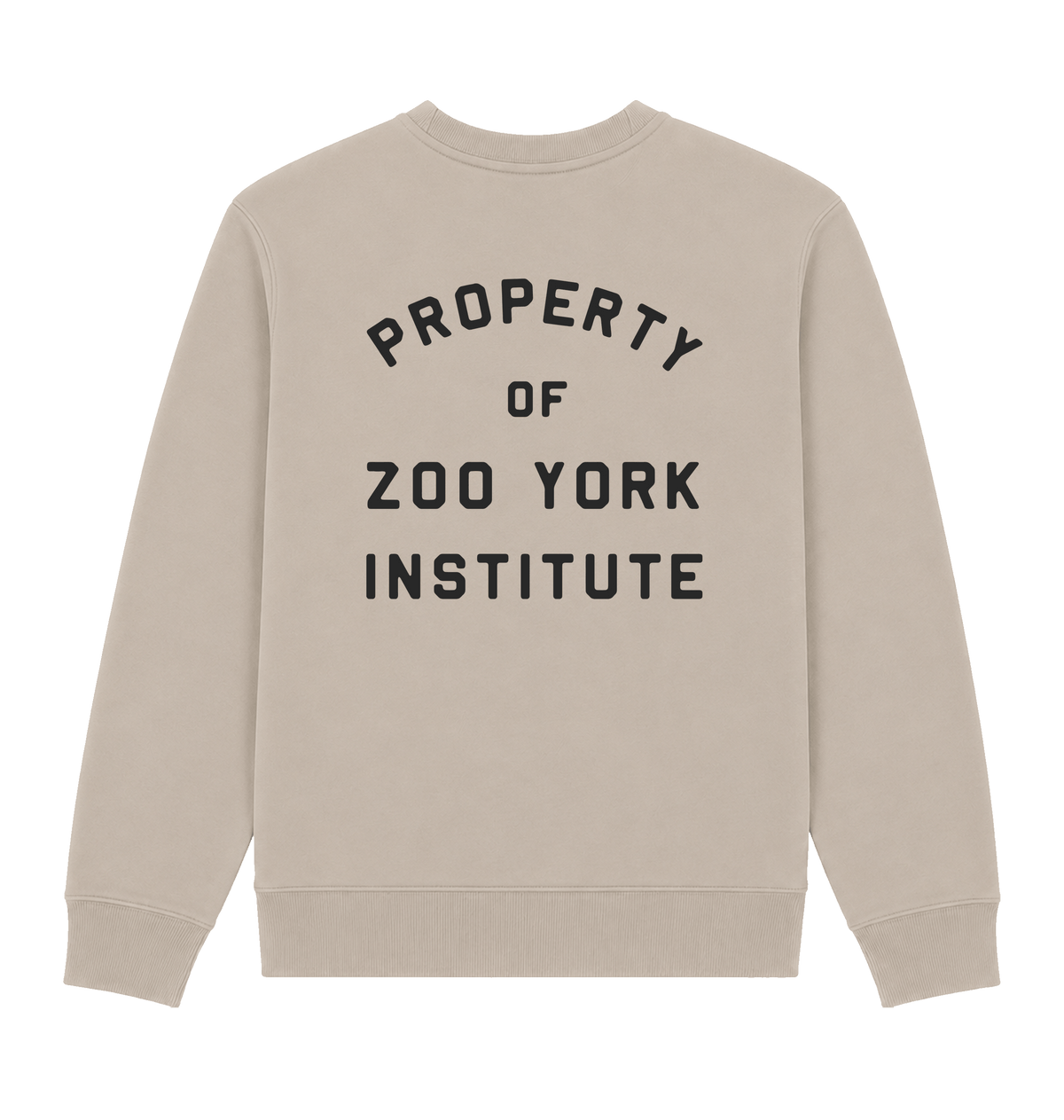 Sand Printed Sweater Back