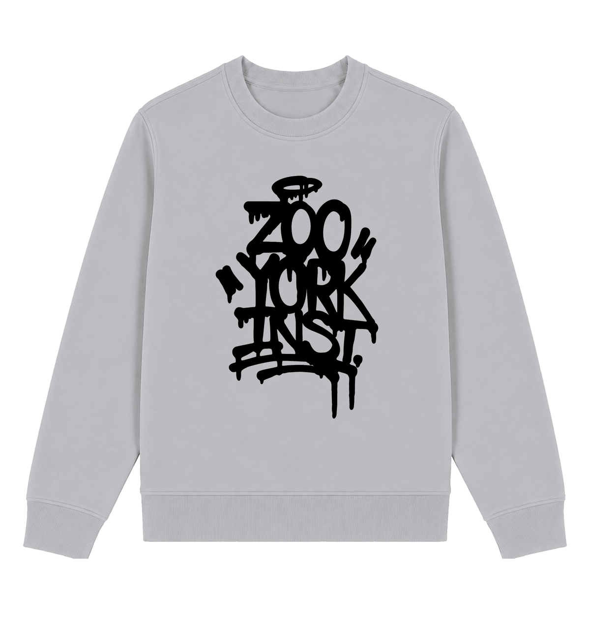Sport Grey Printed Sweater Front