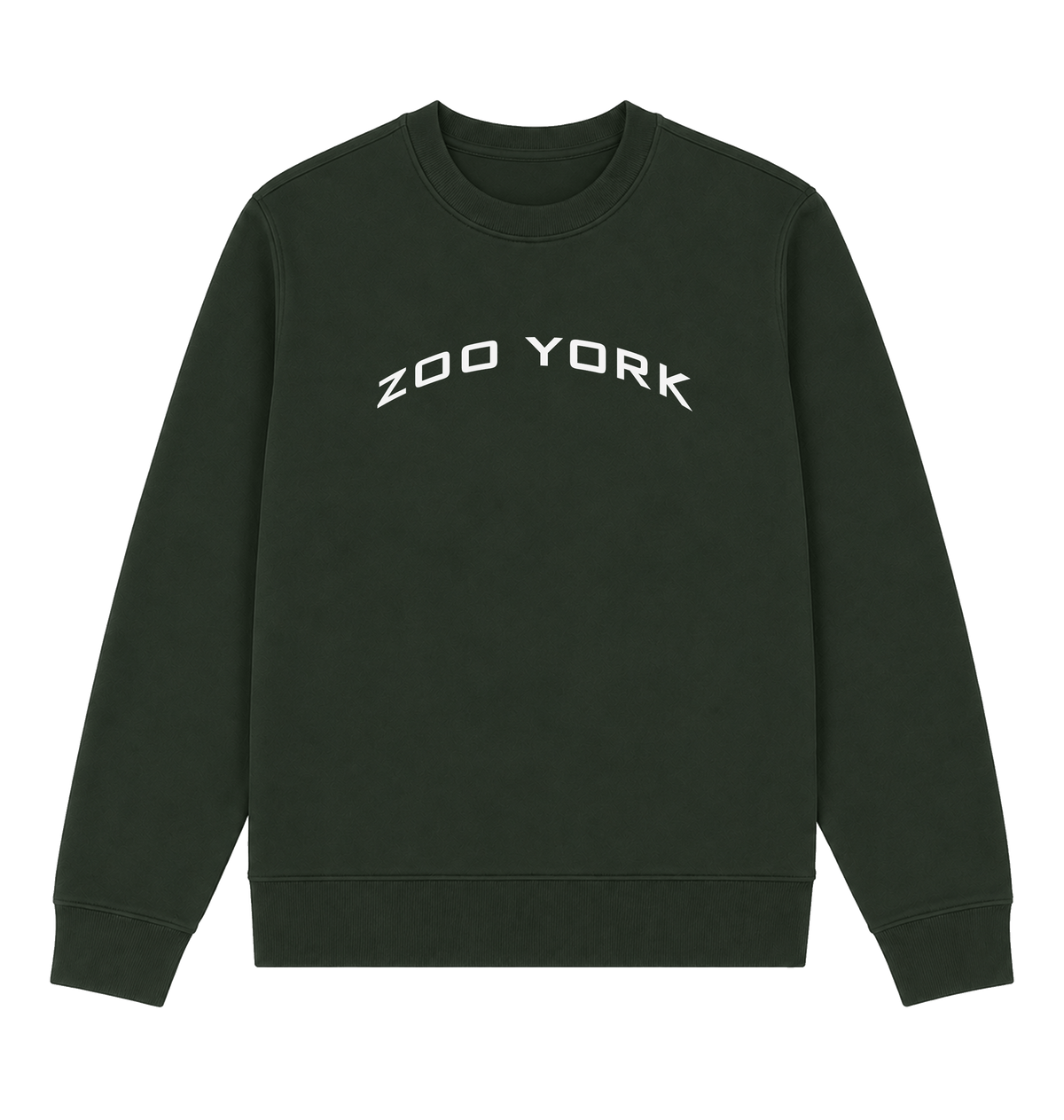 Forest Green Printed Sweater Front