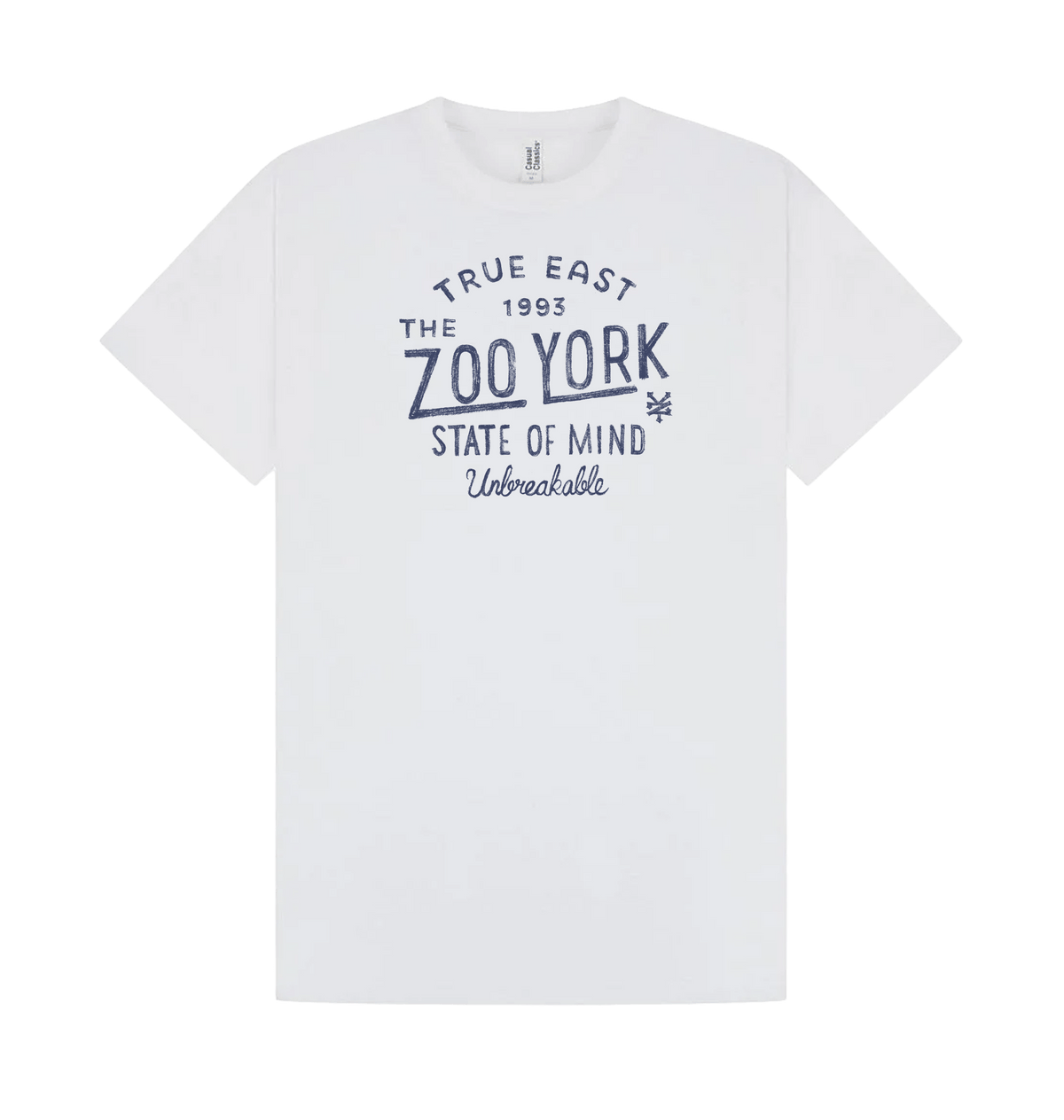 White Printed T-shirt Front