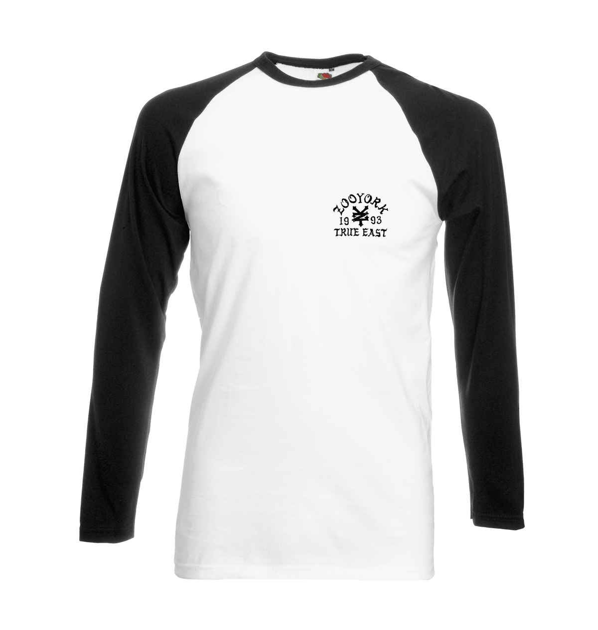 White/Black Printed T-shirt Front