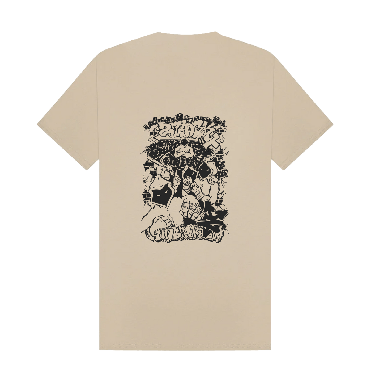 Sand Printed T-shirt Back