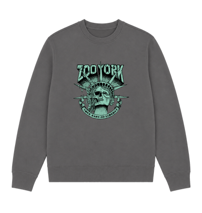 Charcoal Printed Sweater Front