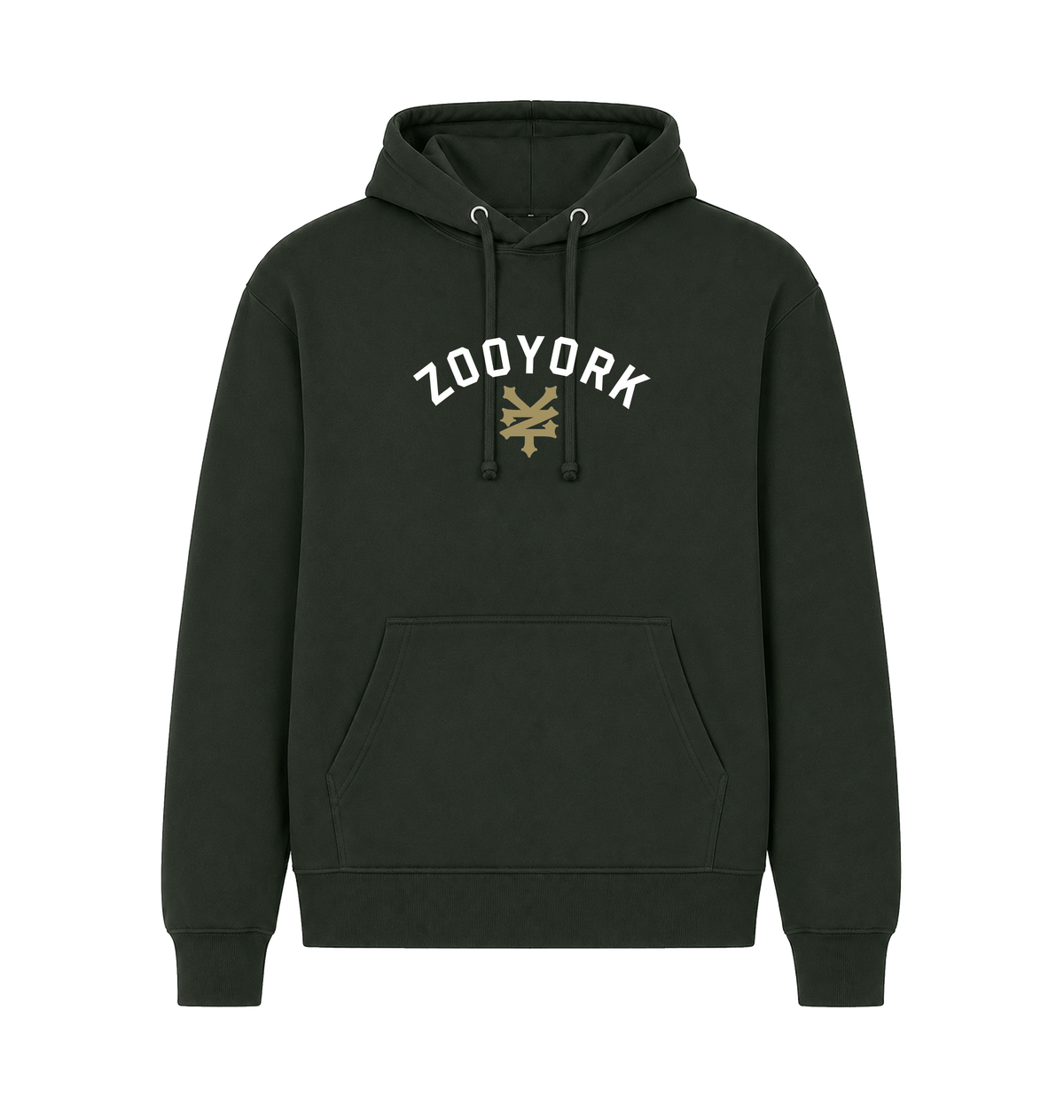 Forest Green Printed Hoody Front
