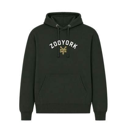Forest Green Printed Hoody Front