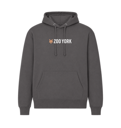 Charcoal Printed Hoody Front