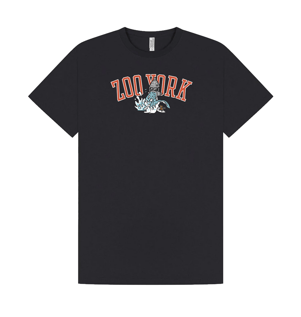 Navy Printed T-shirt Front