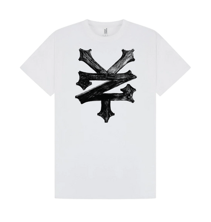 White Printed T-shirt Front
