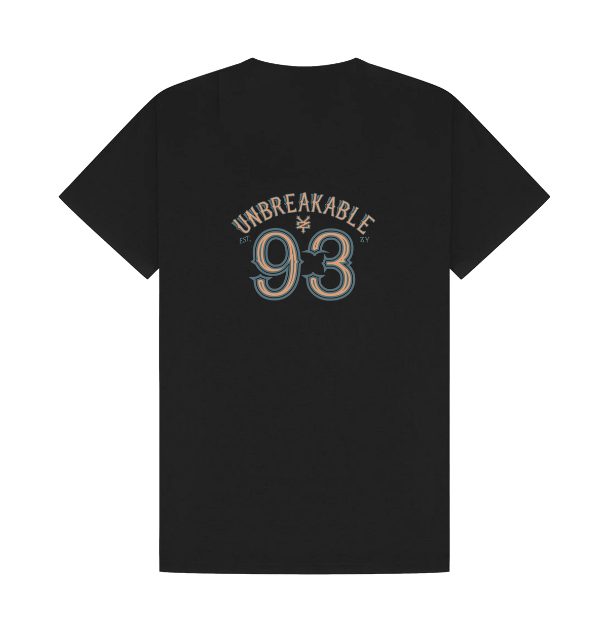 Black Printed T-shirt Back